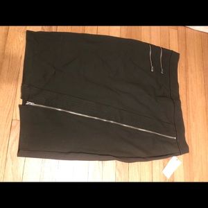 Dark Olive Green Pencil Skirt